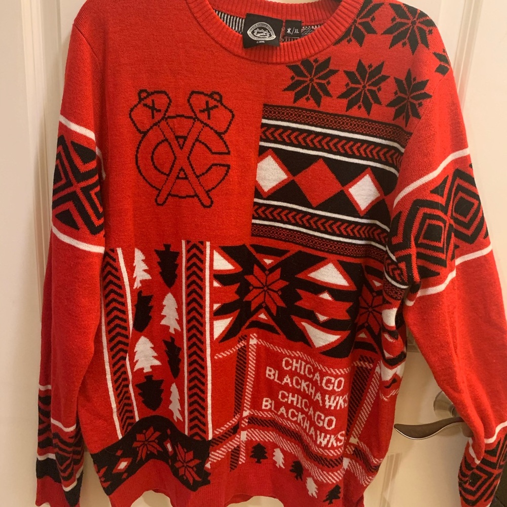 NHL Chicago Blackhawks Xmas Sweater